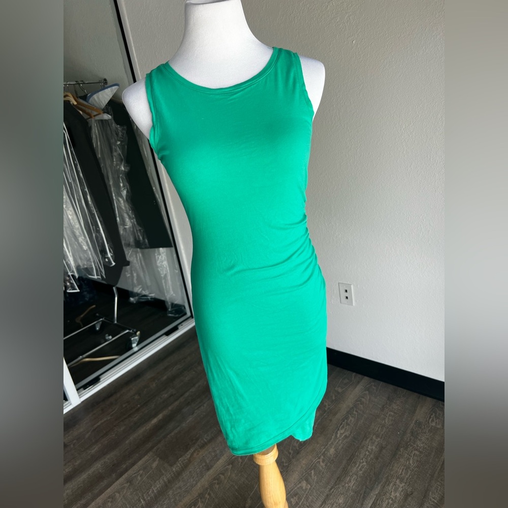 BoBi Los Angeles Emerald Green dress Size XS - Picture 5 of 6